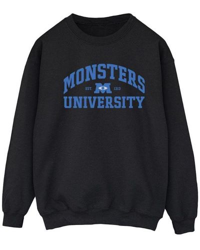Disney Ladies Monsters University Logo Sweatshirt () - Blue