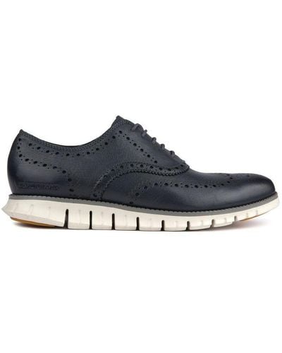 Cole Haan Zerogrand Wing Oxford Shoes - Blue