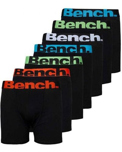 Bench Black 7 Pack 'diego' Cotton Blend Boxers