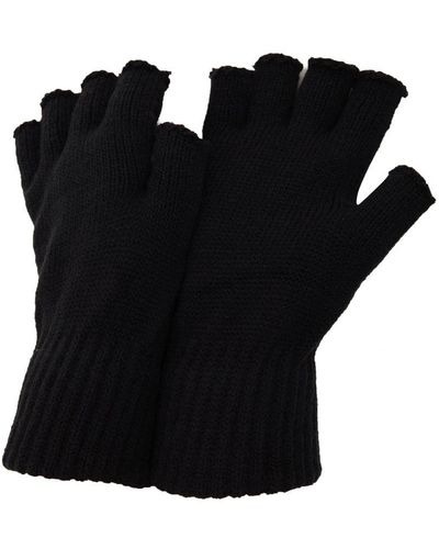 floso Fingerless Winter Gloves () - Black