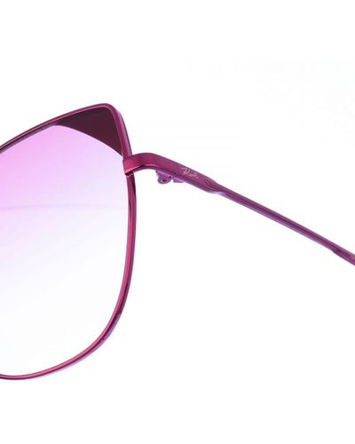 Karl Lagerfeld Butterfly-Shaped Metal Sunglasses Kl341S - Purple