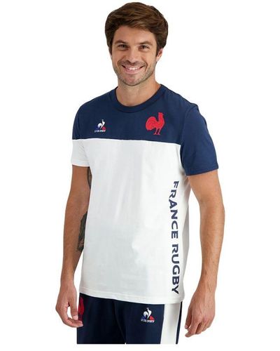 Le Coq Sportif T-shirt Xv De France Serie - Blauw