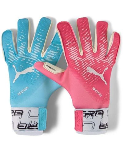 PUMA Male Ultra Grip 1 Tricks Hybrid Football Goalkeeper Gloves - Pink