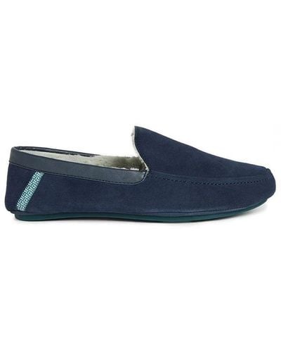 Ted Baker Vallant Slippers Suede - Blue