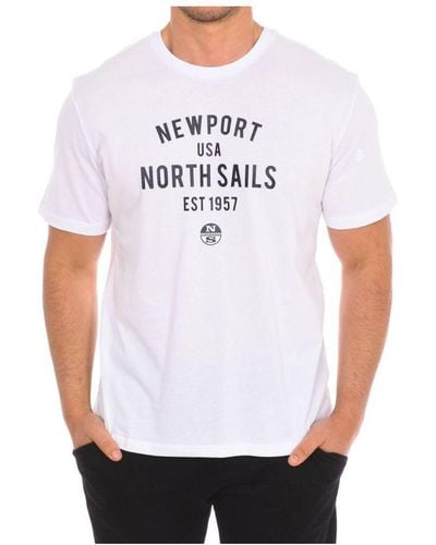 North Sails Short Sleeve T-Shirt 9024010 - White