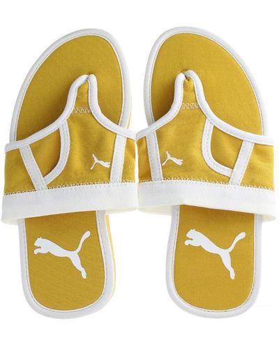PUMA Brief Case Yellow Flip-flops
