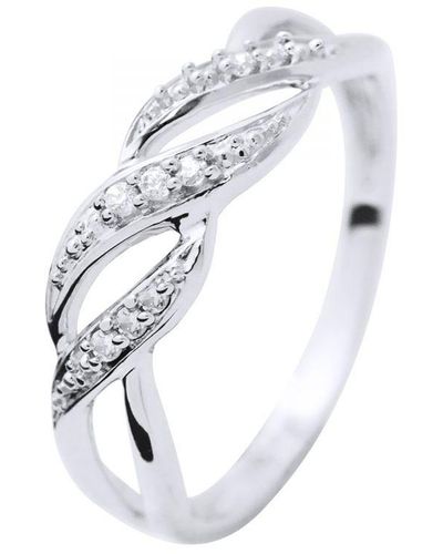 Diadema Ring Diamonds 0.040 Cts White Gold - Wit