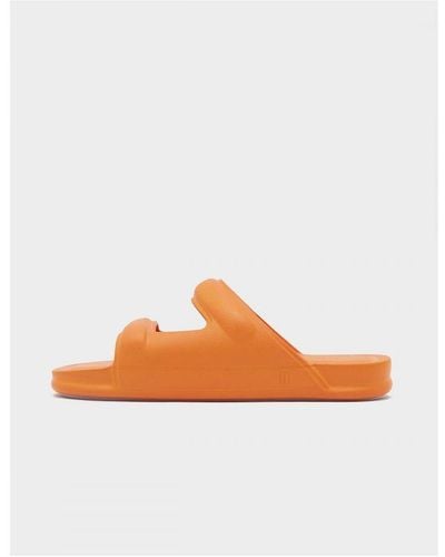 Melissa 's Free Grow Slide Sandals In Orange - Wit