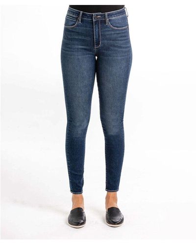Articles of Society Hillary High Rise Skinny Enkel Jeans | Canal - Blauw