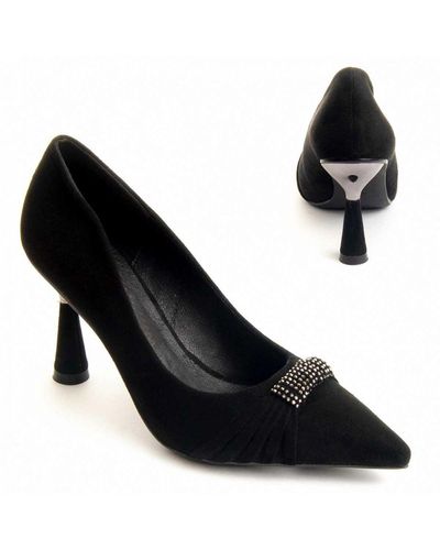 Montevita Heel Shoe Strasse In Black - Zwart