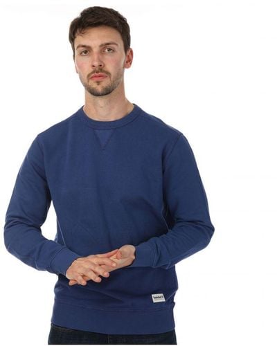 Timberland Sweatshirt Met Ronde Hals Voor , Blauw