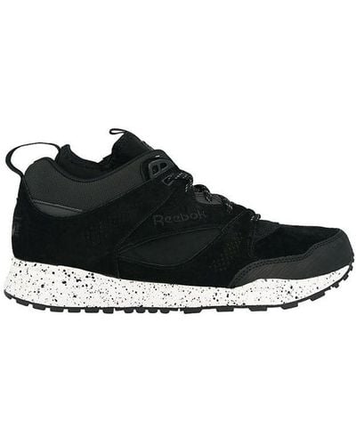Reebok Ventilator Mid Lace-Up Synthetic Trainers M49036 - Black