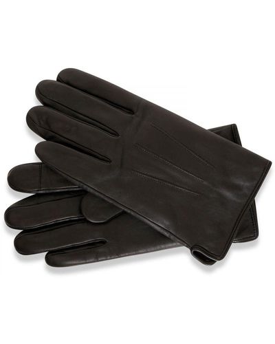 Barneys Originals Black Classic Leather Glove
