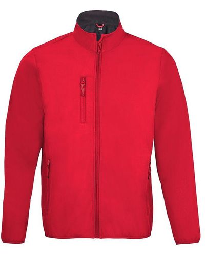 Sol's Radian Soft Shell Jacket (Pepper) - Red