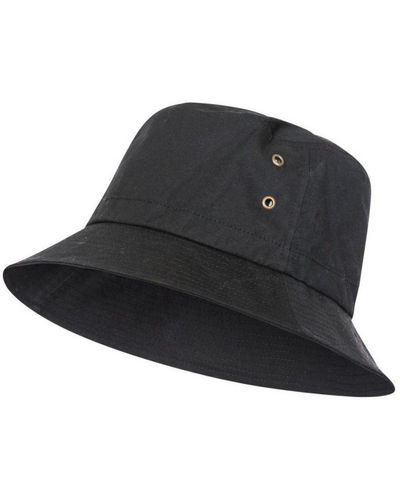 Trespass Adult Waxy Bucket Hat () Cotton - Black