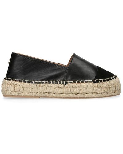 Carvela Kurt Geiger Leather Siesta Espadrilles - Black