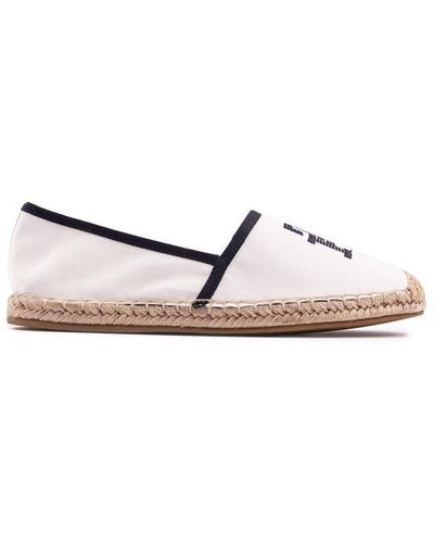 Tommy Hilfiger Flat Shoes Canvas - White
