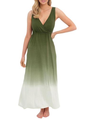 Fantasie 6365 Aurora Maxi Dress Viscose - Green