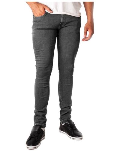 Soulstar Skinny Jeans Ripped Stretch - Black