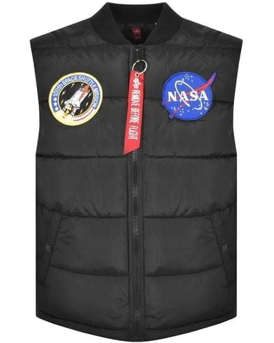 Alpha Industries Puffer Vest Nasa - Black