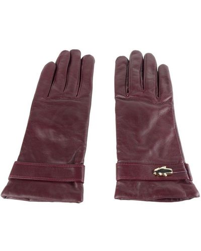 Class Roberto Cavalli Lambskin Leather Glove - Purple