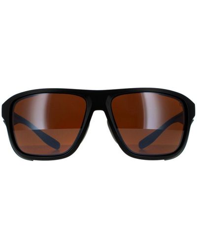 Bollé Wrap Matte 100 Gun Sunglasses - Brown
