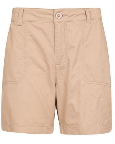 Mountain Warehouse Ladies Bayside Shorts (Dark) Cotton - Natural