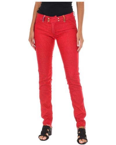 Met Long Reversible Trousers - Red