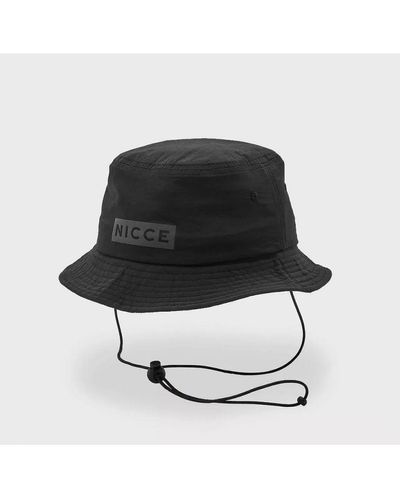 Nicce London Graphic Logo Dock Bucket Hat 211 1 18 44 0088 - White
