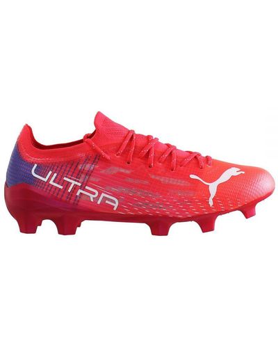 Red puma discount football boots