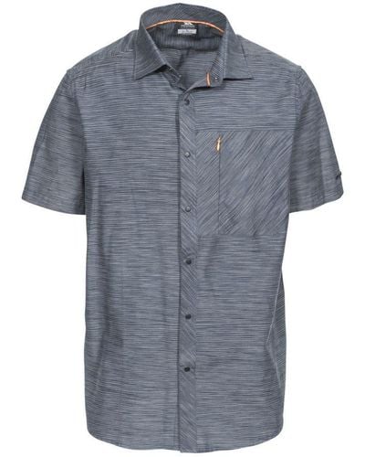 Trespass Matadi Short Sleeve Shirt (Carbon Marl) - Grey