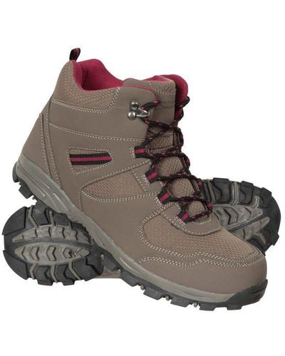 Mountain Warehouse Mcleod Wide Walking Boots (Light) - Brown