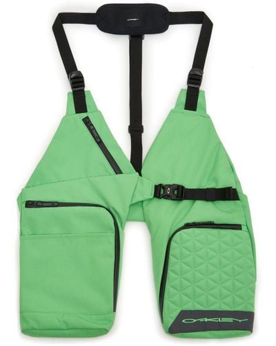 Oakley Adjustable Straps Logo Body Bag Laser Vest Bag 921603 73E - Green