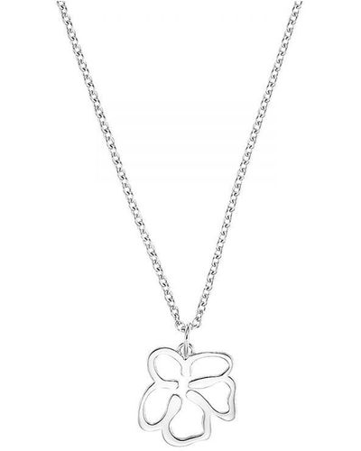 S.oliver Chain With Pendant For Ladies, 925 Sterling - Metallic