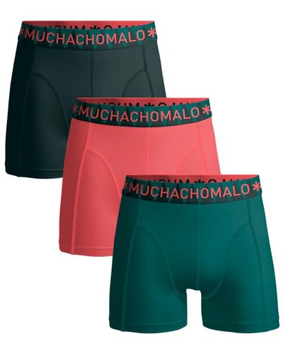 MUCHACHOMALO 3-pack Onderbroeken - Groen