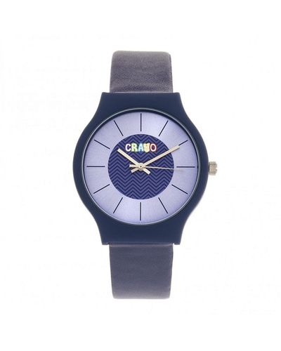 Crayo Trinity Unisex Horloge - Blauw
