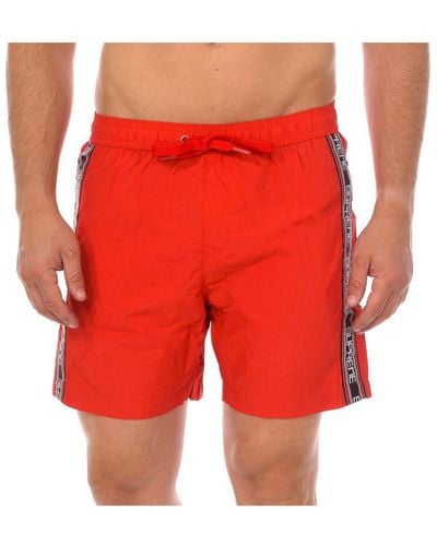 Supreme Saona Print Boxer Swimsuit Cm-30060-Bp - Red