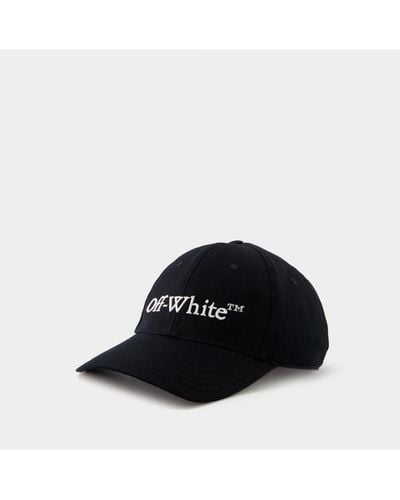 Off-White c/o Virgil Abloh Honkbalpet Met Geborduurd Logo - Zwart