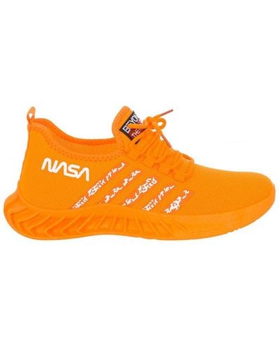 NASA High-Top Lace-Up Style Sports Shoes Csk2042 - Orange