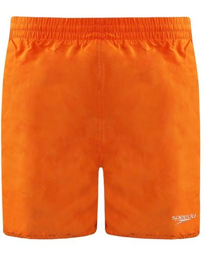 Speedo Stretch Waist 16" Swimming Shorts 8 12185C858 - Orange