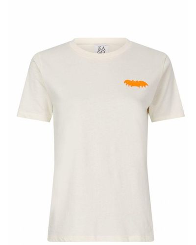 Zoe Karssen Holly Vleermuis T-shirt Met Normale Pasvorm - Wit