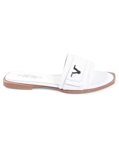 19V69 Italia by Versace Sandal Am Nw98-60 Leather - White