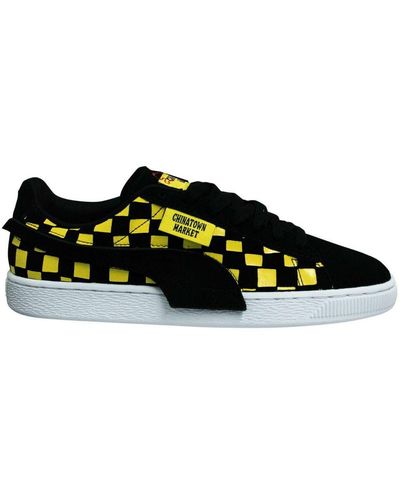 PUMA Suede Mid X Stuck Up X Alife Trainers Black Lace Up 358866 01