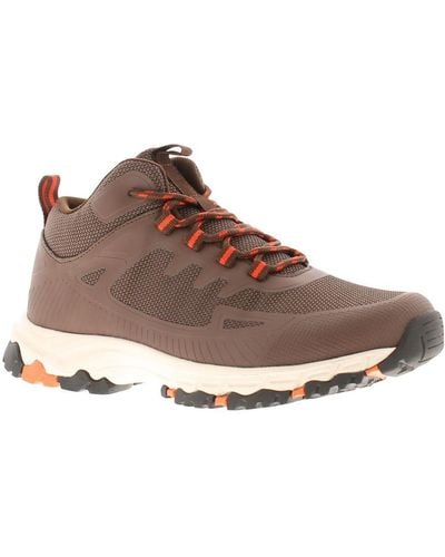 X-hiking Walking Boots Michegan Lace Up - Brown