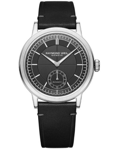 Raymond Weil Millesime Watch 2930-Stc-60001 Leather (Archived) - Grey