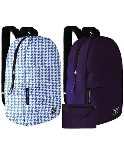 Kendall + Kylie Kendall + Kylie 2-pack Washable Blue/purple Backpack