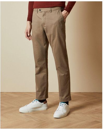 Ted Baker Clncere Classic Plain Chino - Natural