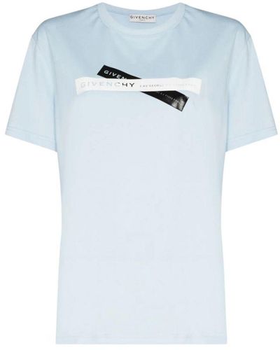 Givenchy X Browns 50 Print Logo T-Shirt - Blue