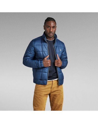 G-Star RAW G-Star Raw Meefic Quilted Jacket - Blue