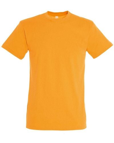 Sol's Regent Short Sleeve T-Shirt (Apricot) - Orange